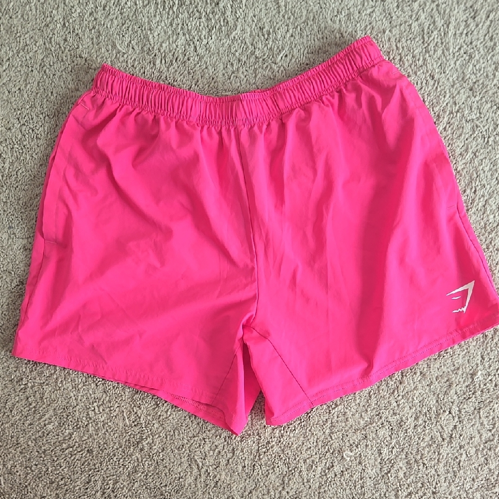 Gymshark Hot Pink Women's Athletic Shorts Size: L